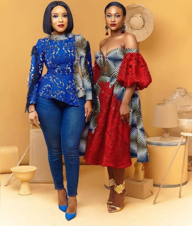 Ankara styles for hot sale wedding occasion 2018